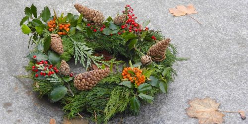 holiday wreath workshop